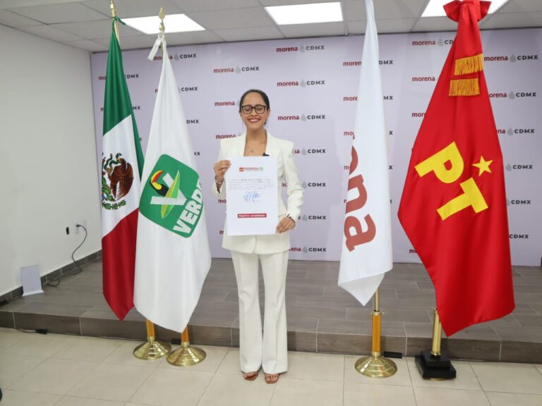 Gaby Osorio se registra como candidata de Morena para contender por Tlalpan