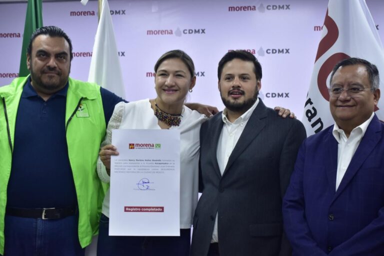 Formaliza Nancy Núñez su registro como candidata de Morena a la Alcaldía Azcapotzalco