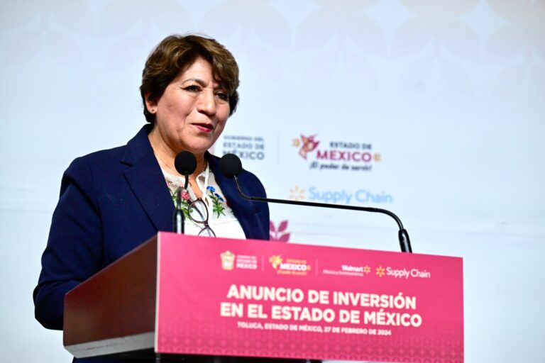 Gobernadora Delfina Gómez y Walmart anuncian inversión por mil 253 millones de pesos en el Estado de México