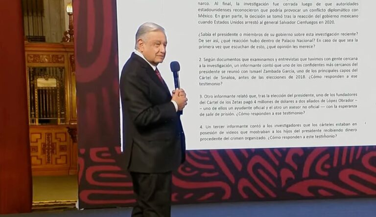 AMLO revela que el NYT prepara nota sobre vínculos entre sus hijos y allegados con crimen