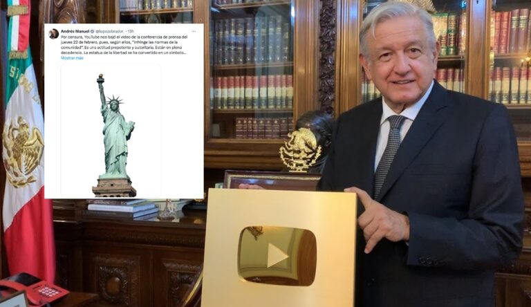 YouTube baja mañanera por acoso a periodista del NYT; AMLO acusa censura