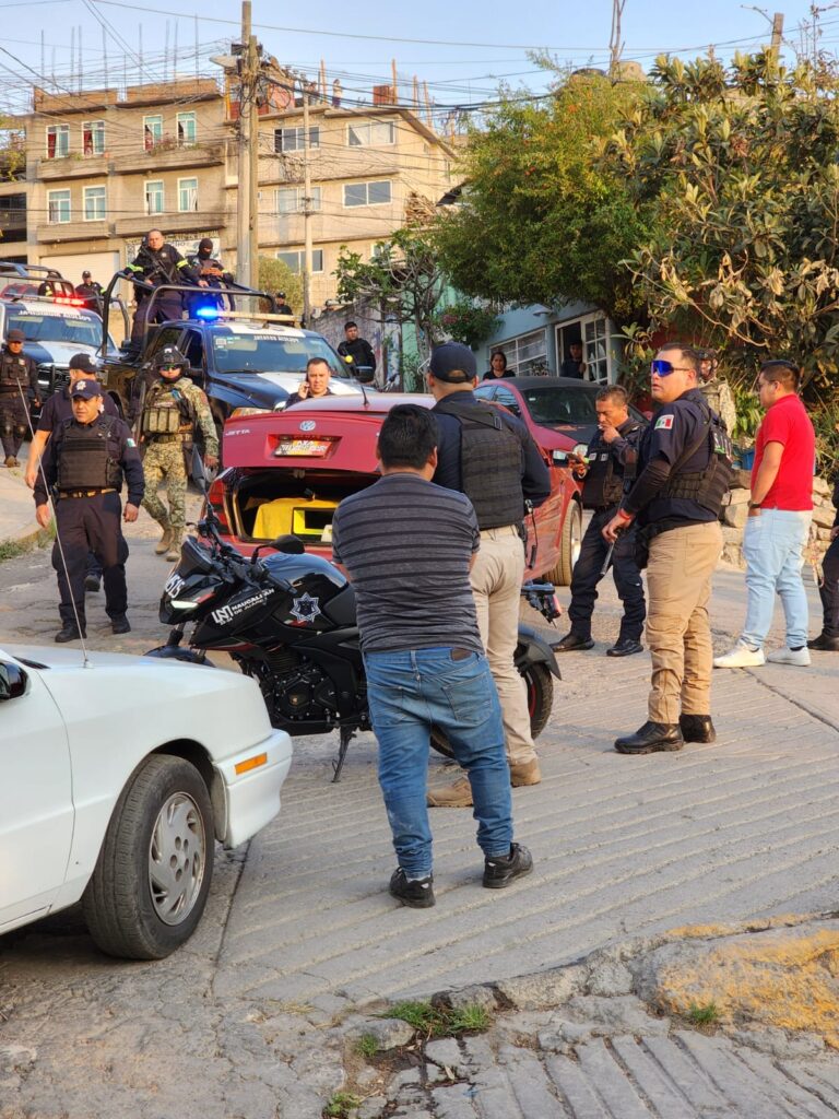 Realizan operativo especial conjunto en zona de San Mateo en Naucalpan