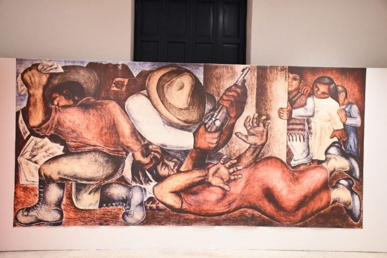 Llega a Tlalpan expo de Aurora Reyes, primer muralista mexicana que pintó las paredes de la CDMX