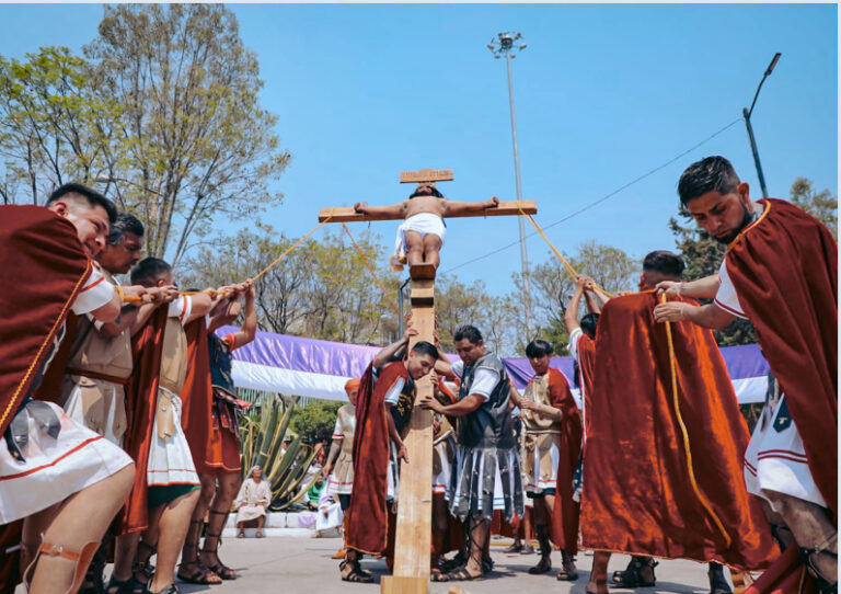 Gustavo A. Madero reporta saldo blanco en representaciones de Viacrucis por Semana Santa