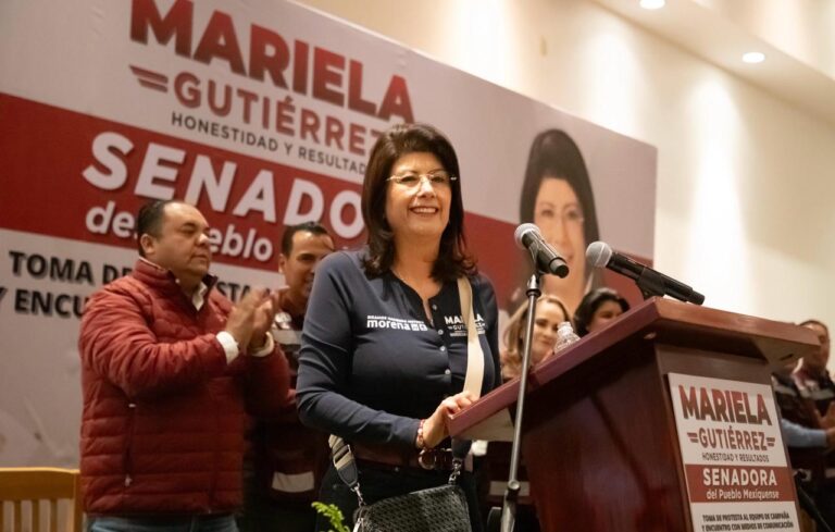 Mariela Gutiérrez, candidata al Senado de la República, convoca a luchar para construir el Segundo Piso de la 4T