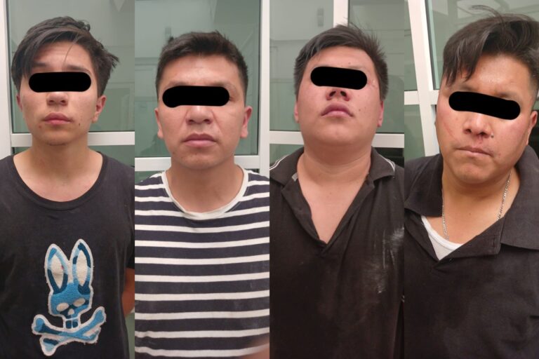 Detienen a 4 sujetos que agredieron a policías de Ecatepec después de cometer un asalto