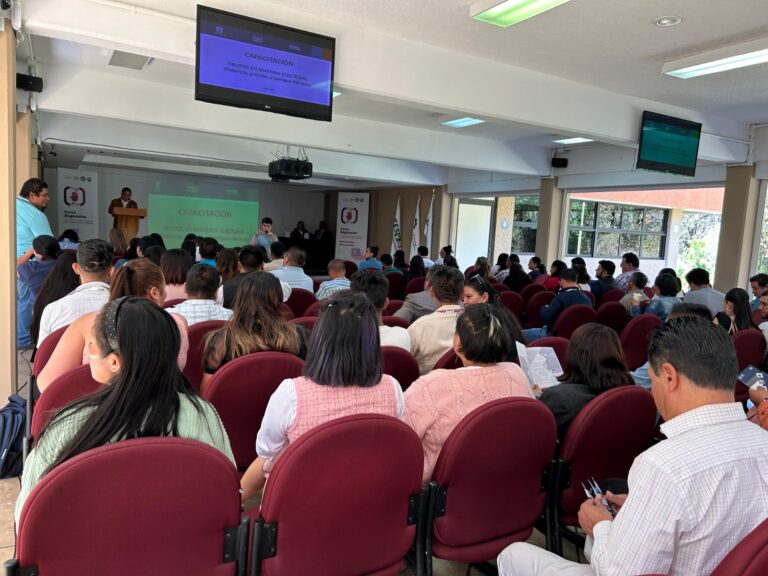 IEEM y FEMDE imparten cursos sobre cómo prevenir la compra y coacción del voto