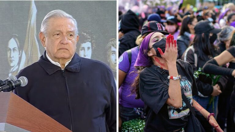 AMLO pide a mujeres “dar la cara” y no cubrir su rostro en marchas del 8M