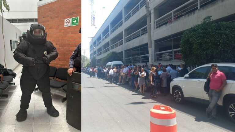 Por amenaza de bomba, desalojan Secretaría del Trabajo de Tlalnepantla