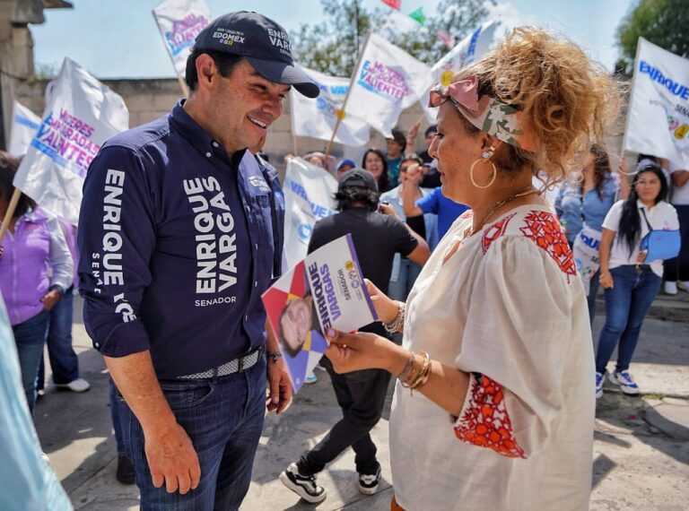 Desde el SENADO trabajaré de la mano con la gobernadora del Edoméx: Enrique Vargas