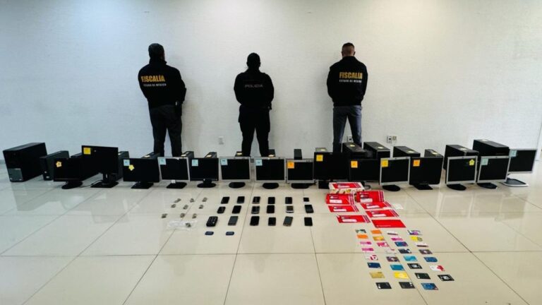 “Call center” de fraudes y extorsiones es desmantelado en Nezahualcóyotl