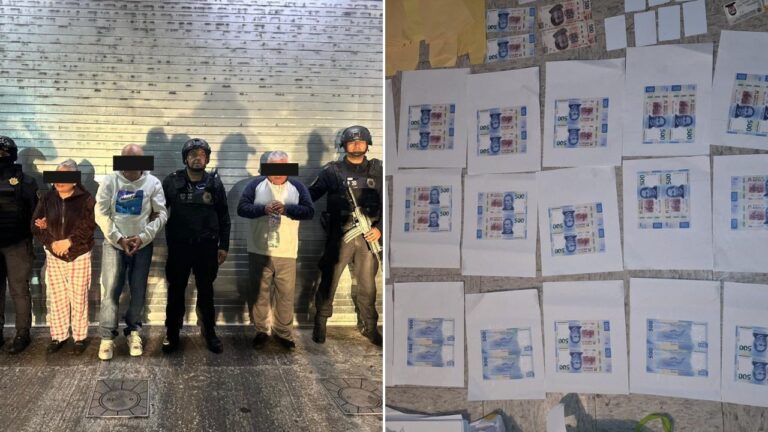 Detienen a integrantes de Los Arroyo, banda dedicadar a falsificar billetes