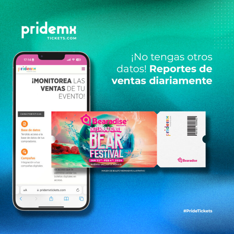 PrideMx® presenta PrideMxTickets, una Plataforma Innovadora para Eventos LGBTTTIQAP+