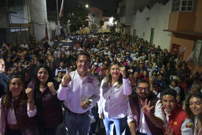 Nancy Núñez inicia campaña por Azcapotzalco desde el barrio que la vio nacer
