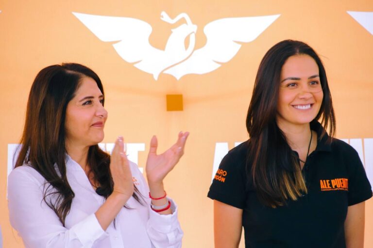 Alejandra Barrales presente en el arranque de campañas naranjas de cuatro alcaldías capitalinas