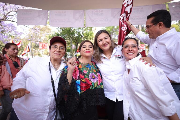 Clara Brugada acompaña inicio de campaña en Azcapotzalco