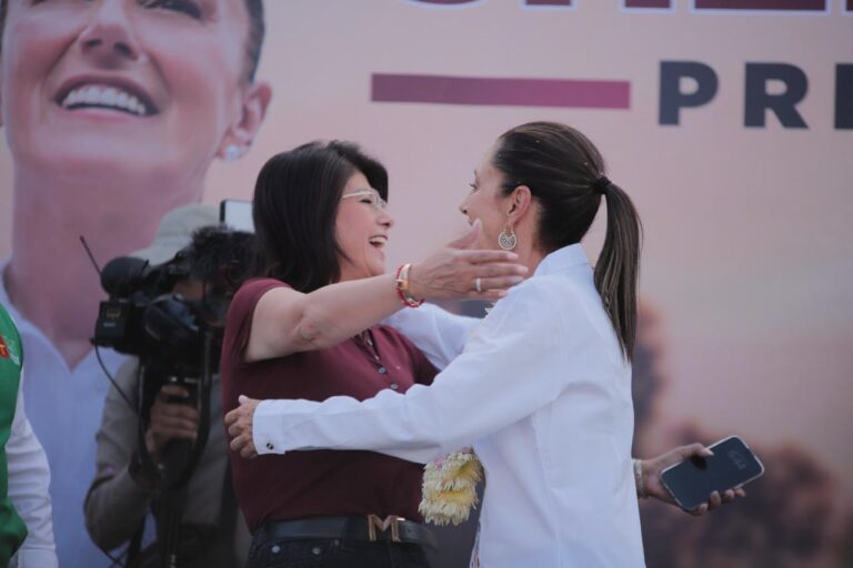 Claudia Sheinbaum visita por tercera ocasión el Estado de México en Compañía de Mariela Gutiérrez