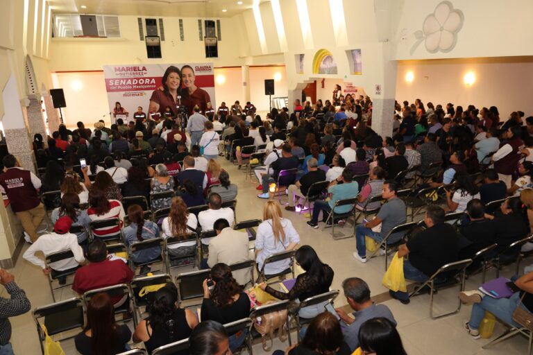 A la mitad de su campaña Mariela Gutiérrez lleva visitados más de 40 municipios del Edomex