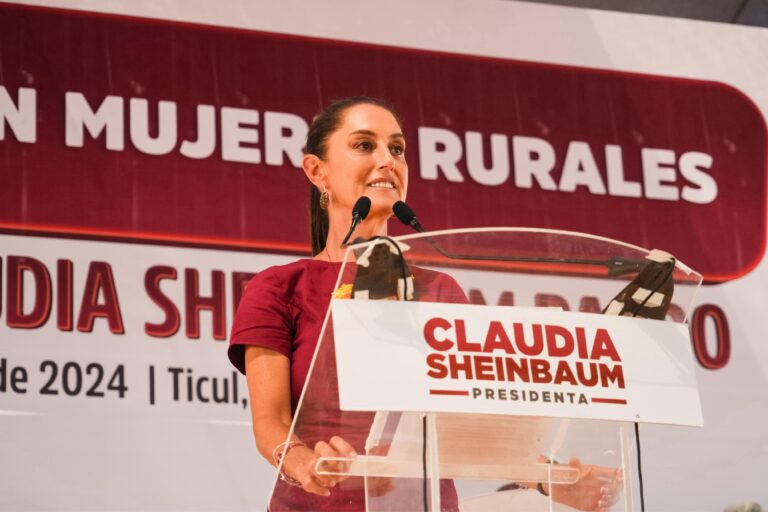 Claudia Sheinbaum apuesta por el reconocimiento de las mujeres rurales de México