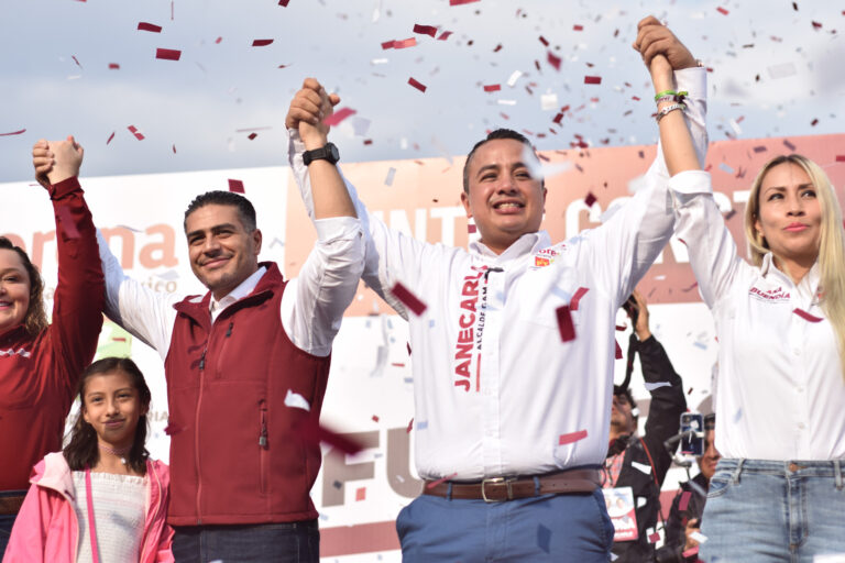 Janecarlo Lozano y Omar García Harfuch presentan estrategia de seguridad para la GAM