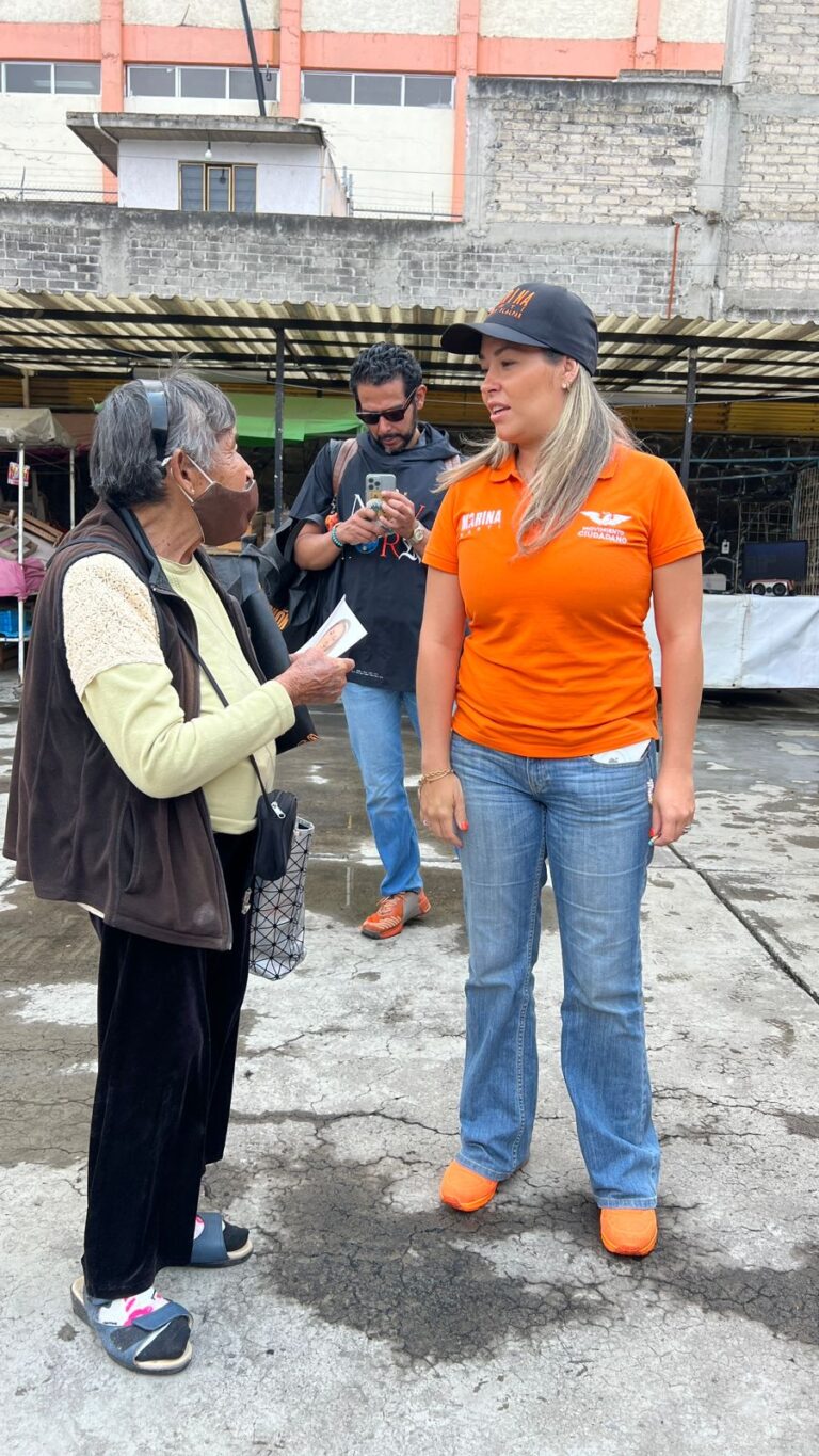 Marina se compromete a erradicar la corrupción y a completar obras inconclusas en Tlalpan