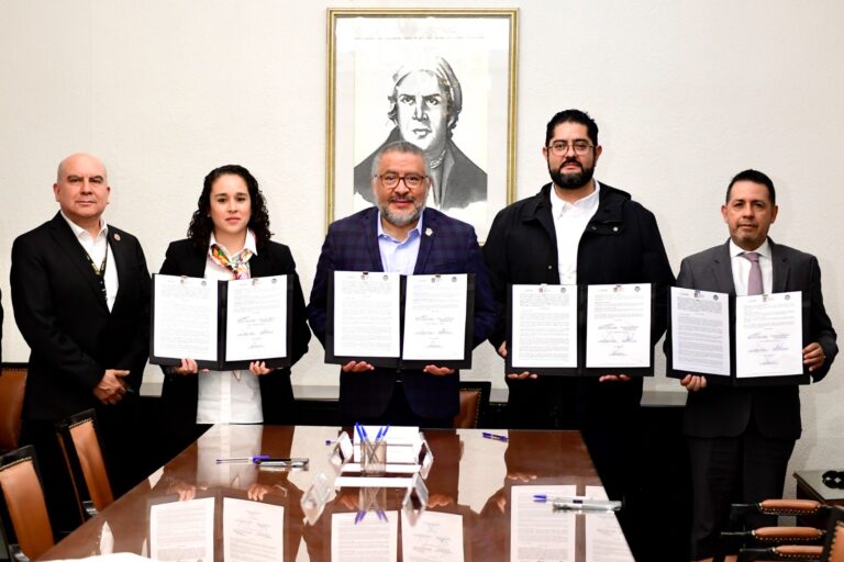 Firman Gobierno del Edoméx, IEEM y Fiscalía el Protocolo de Seguridad para candidatos en el Proceso Electoral 2024