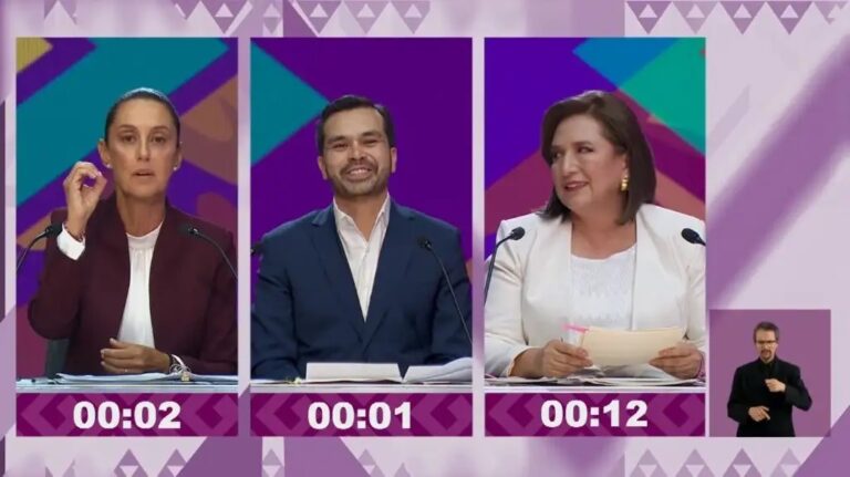 Así se desarrolló el primer debate presidencial en México
