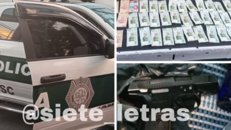 Hallan arma ilegal y 50 mil pesos ocultos en un sector de la SSC en la GAM