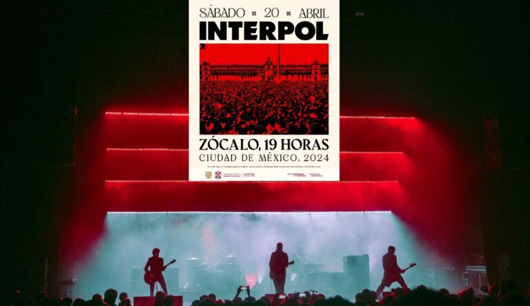 El Zócalo se llenará de música de Interpol
