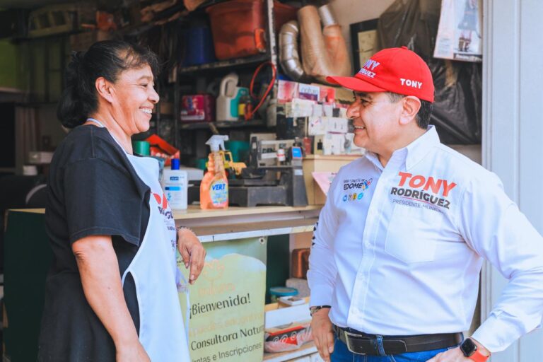 Tony Rodríguez combatirá extorsiones contra comerciantes para que el dinero que ganan llegue a sus hogares