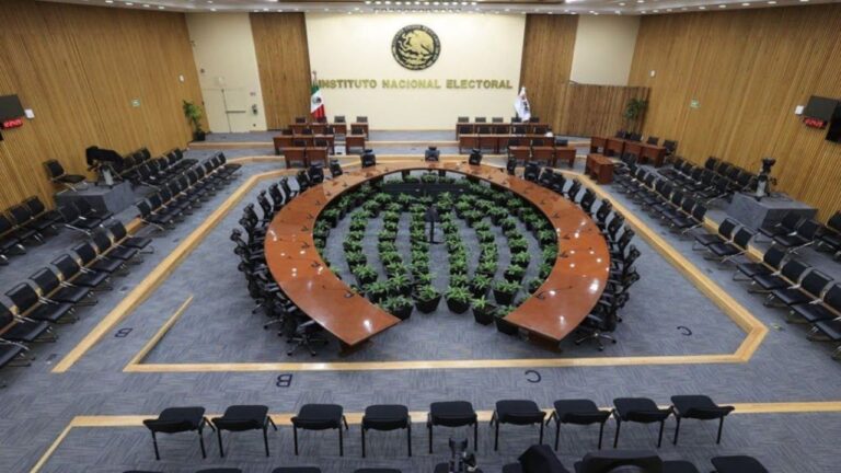 INE pide a “Marea Rosa” no utilizar el color del instituto