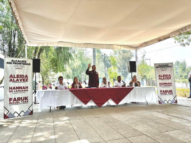 Faruk, Hannah y Aleida candidatos de MORENA en Coyoacán e Iztapalapa, establecen colaboración sin fronteras a favor de sus habitantes a través de 10 directrices