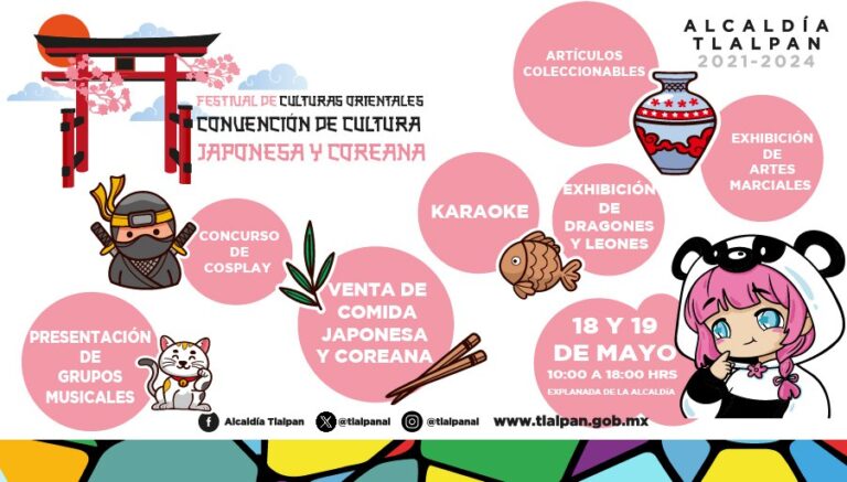 Tlalpan invita al primer Festival de Anime, Cosplay y K-Pop