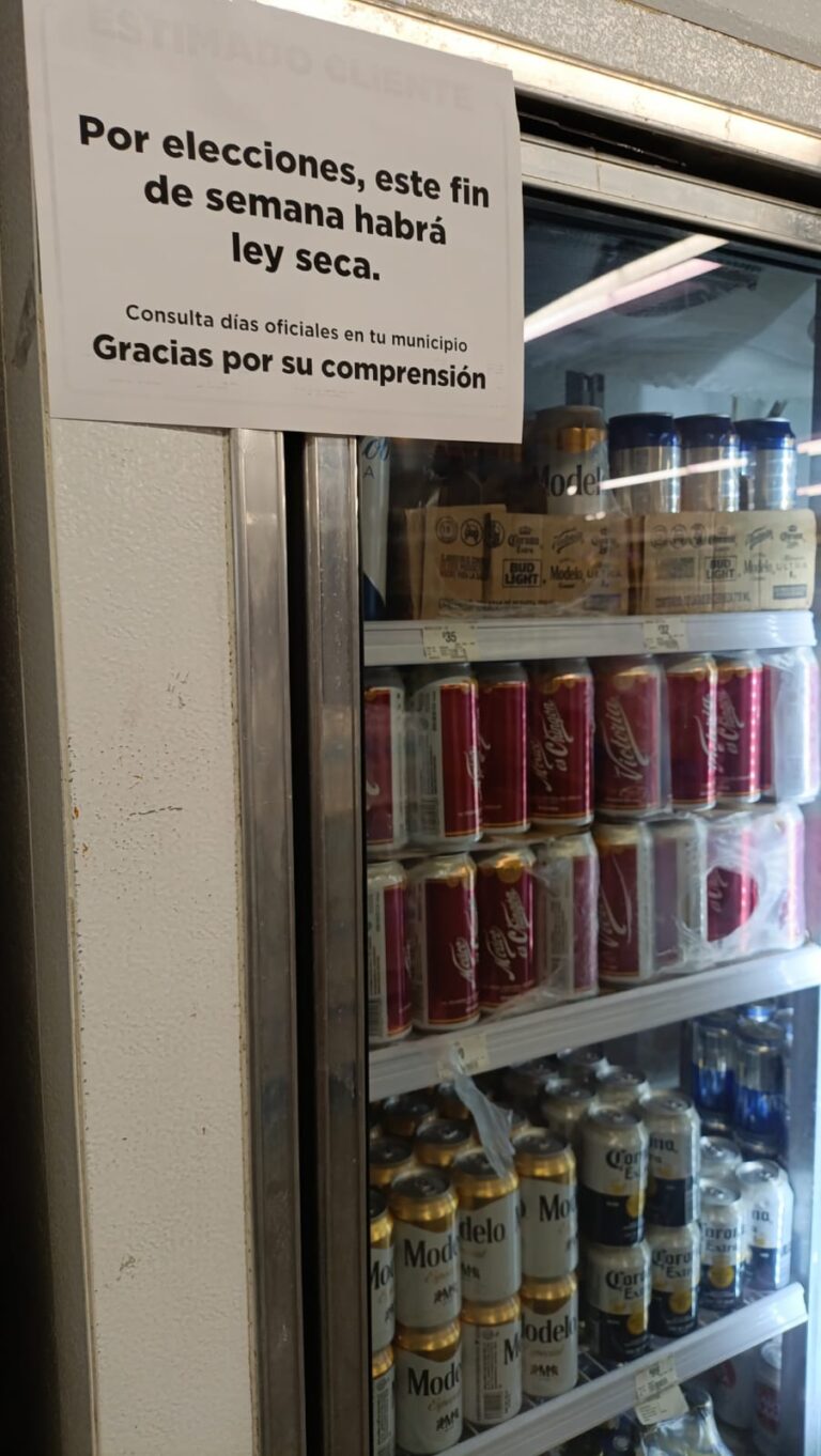 Habrá ley seca en Naucalpan 1 y 2 de junio