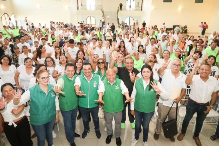 El Partido Verde juega un papel fundamental en la cuarta transformación de México: Raciel Pérez Cruz