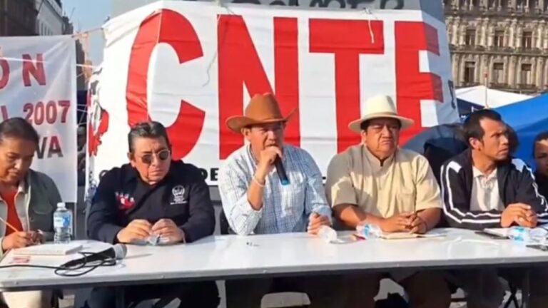 CNTE mantendrá plantón en el Zócalo; conoce los bloqueos hoy