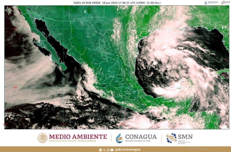 Potencial Ciclón Tropical Uno Provocará Lluvias Torrenciales en Campeche y Chiapas
