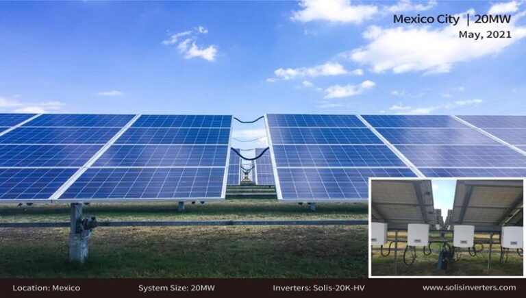 SOLIS INVERTERS PRESENTE EN EL MERCADO MEXICANO DE GENERACIÓN DISTRIBUIDA CON 1.5GW