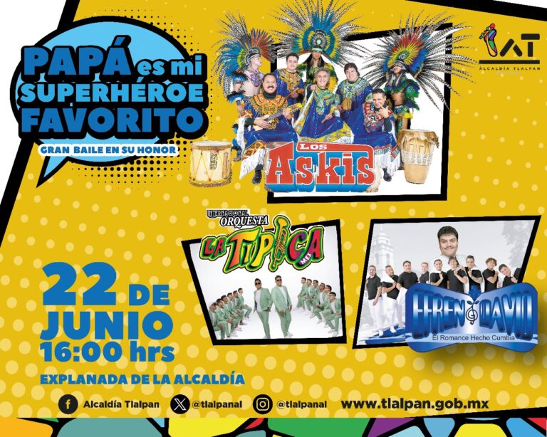 Tlalpan festejará Día del Padre con gran baile
