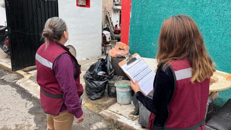 Tecámac realiza censo de población afectada por lluvia atípica