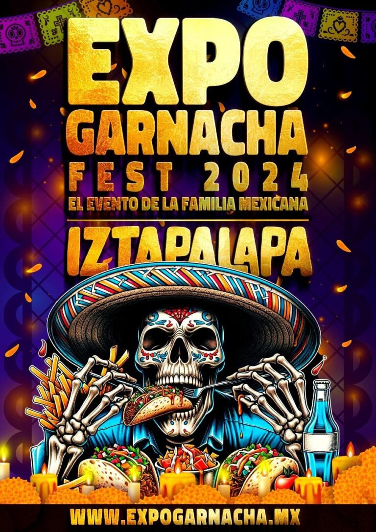 Celebrarán la Expo Garnacha2024 en el Parque Cuitláhuac de la alcaldía Iztapalapa, enfocada a la celebración del día de muertos