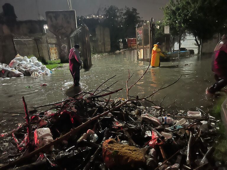 Cuautitlán Izcalli realiza desfogue de Presa El Ángulo y labores de limpieza por intensas lluvias