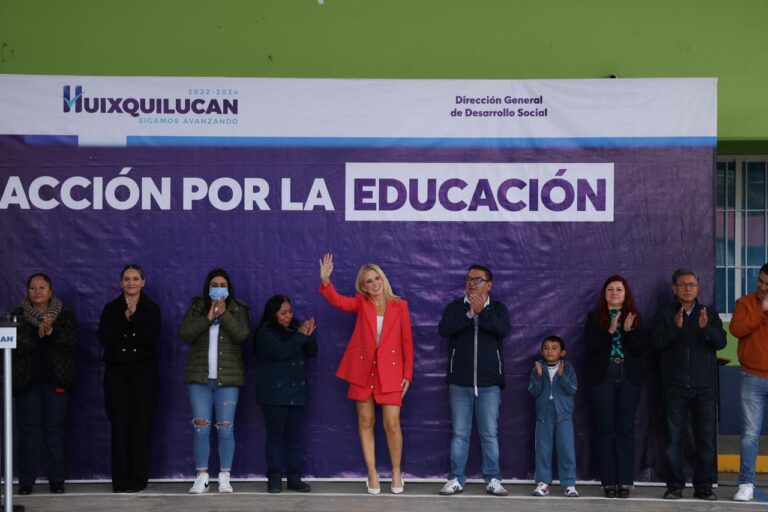 Acción por la Educación registra avance de más de 60% en rehabilitación de escuelas de Huixquilucan
