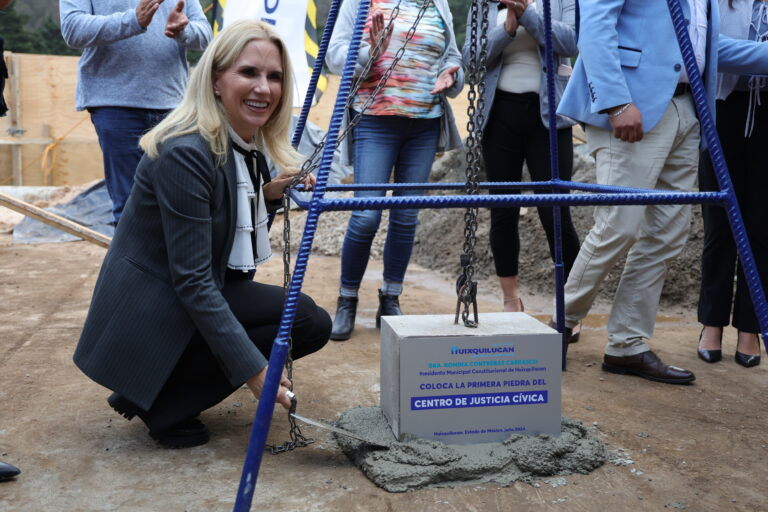 Inicia Huixquilucan construcción de nuevo Centro de Justicia Cívica  