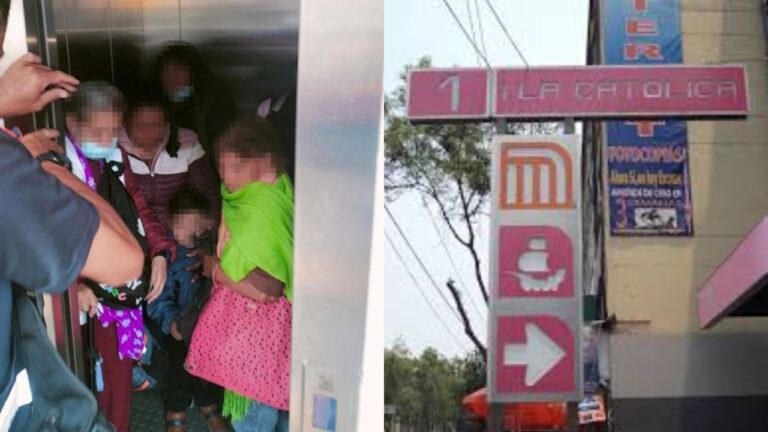6 personas quedan atrapadas en un elevador de la Línea 1