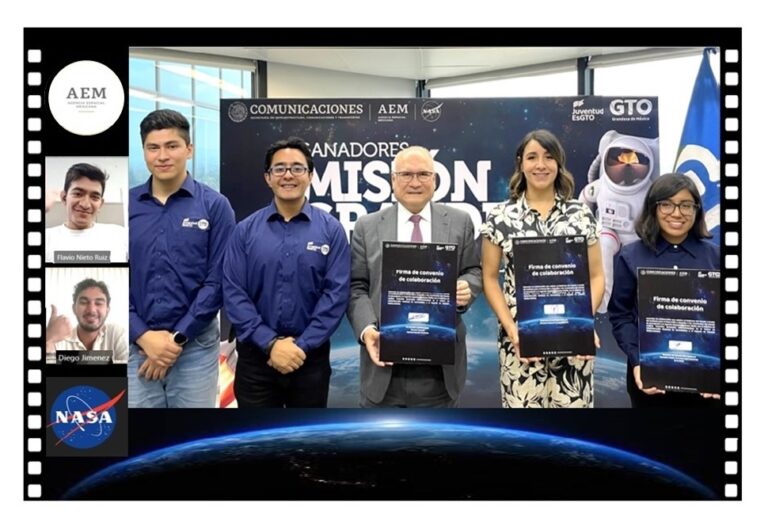 Formalizan envío de cinco jóvenes a la Nasa para este agosto