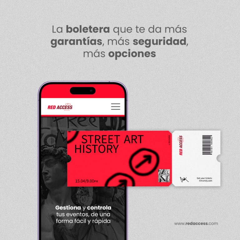  ¡La inclusión digital llegó a los espectáculos! Ahora puedes crear tu propia plataforma de boletaje con RED ACCESS®