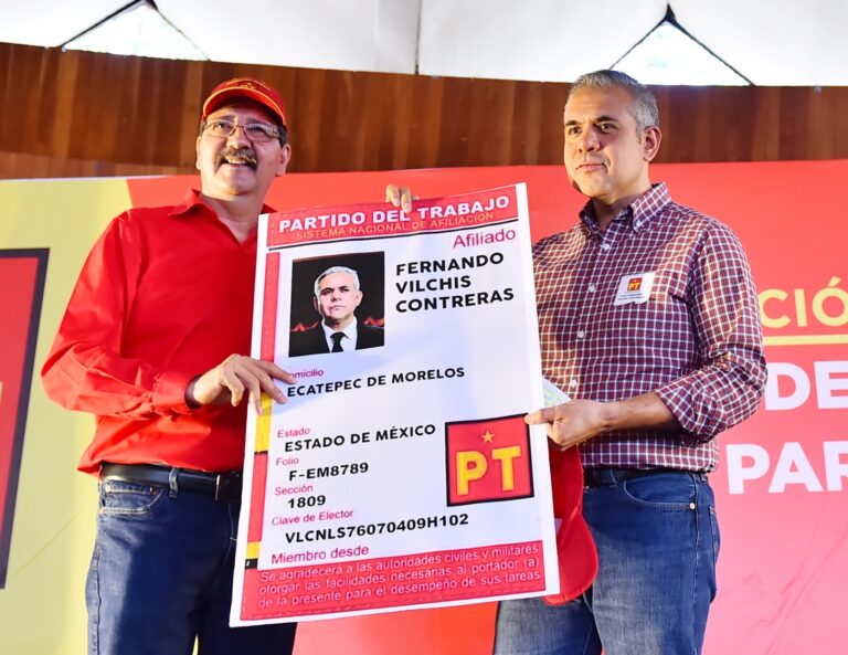 Llegada de Fernando Vilchis dará fortaleza y consolidación al PT en Edomex: Reginaldo Sandoval