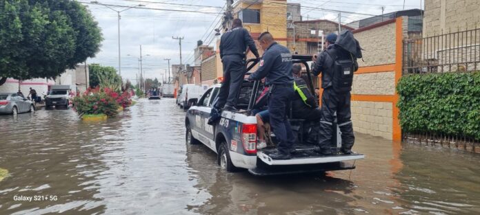 Gobierno del Estado de México atiende zonas afectadas por intensas lluvias