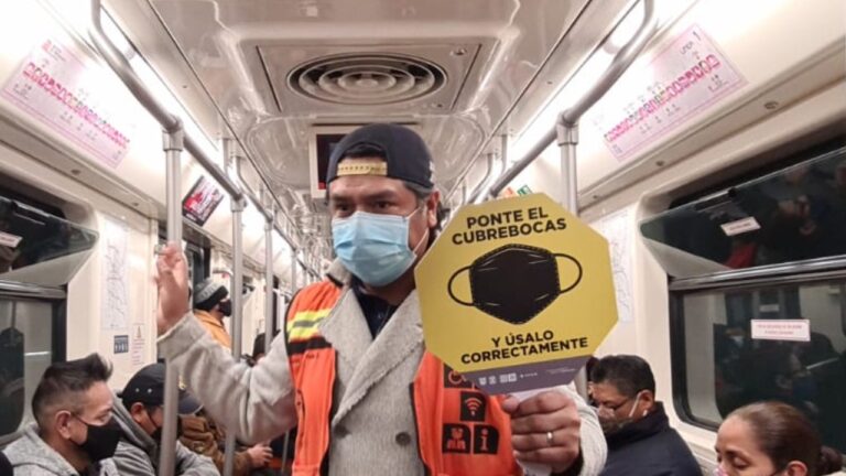Metro vuelve a pedir a personal uso de cubrebocas ante alza en casos de Covid-19